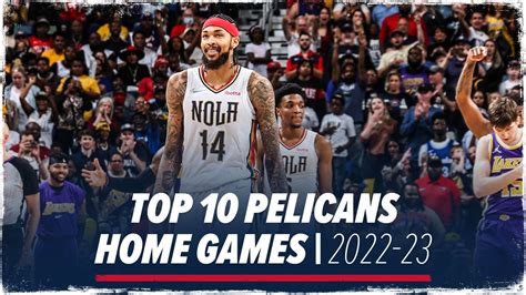 pelicans home games 2023